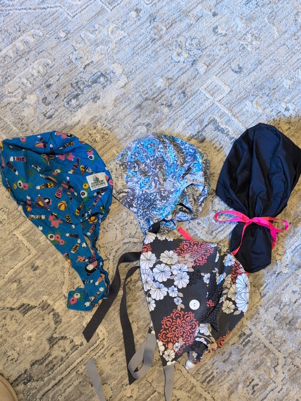 Surgical Scrub Caps - Floral & Patterned Assorted Colors
